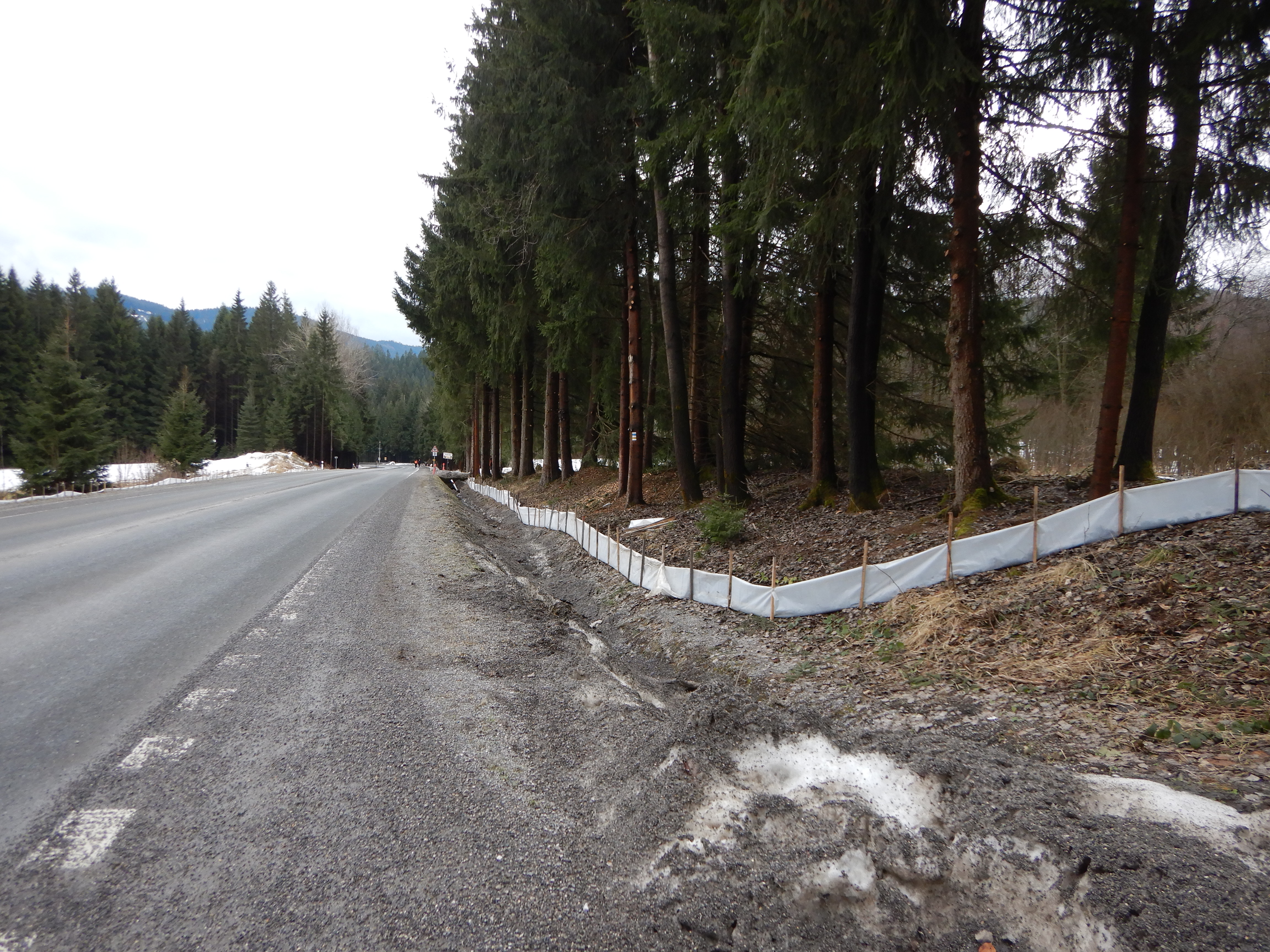 bariery u vodni nadrze Sance